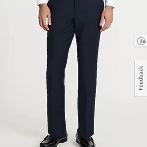 EXPRESS NWT Slim Navy Wool-blend Washable Modern Tech Suit Pant